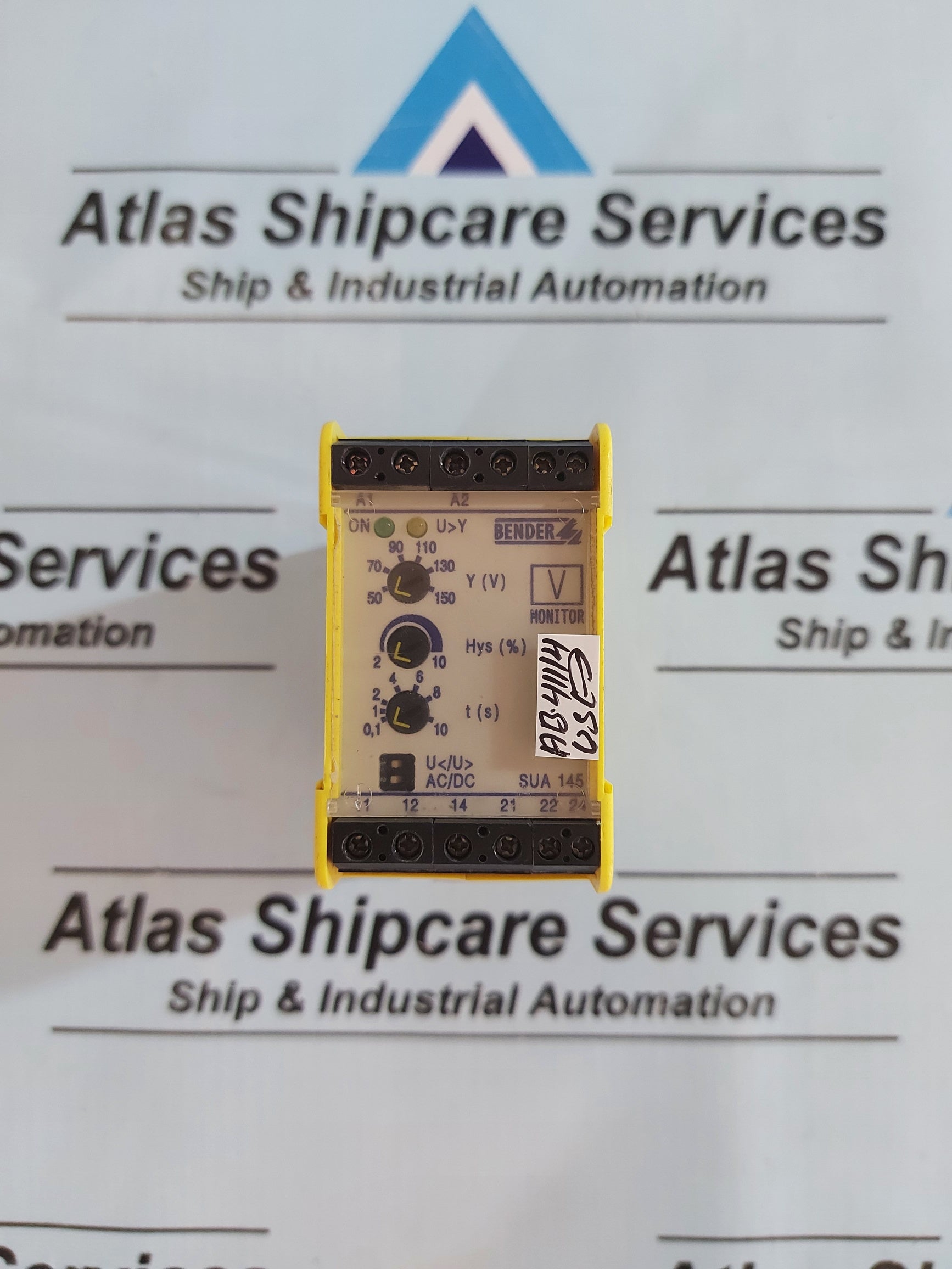 BENDER SUA145 VOLTAGE RELAY ART.B93015510